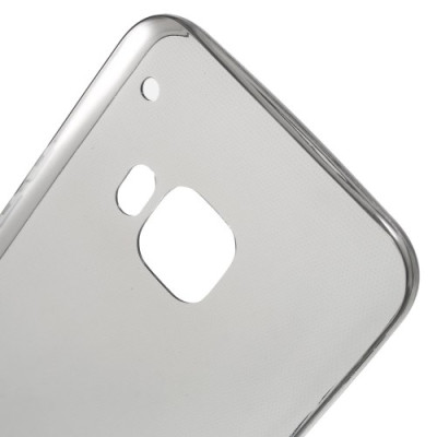 Силиконови гърбове Силиконови гърбове за HTC Силиконов гръб ТПУ ултра тънък за HTC One M9 сив прозрачен